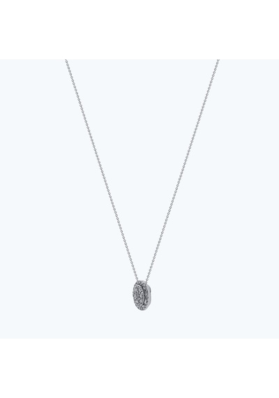Altınbaş Pırlanta Oval Kolye Lc063x-8k Beyaz