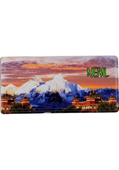 Nepal Temalı Plaka Magnet