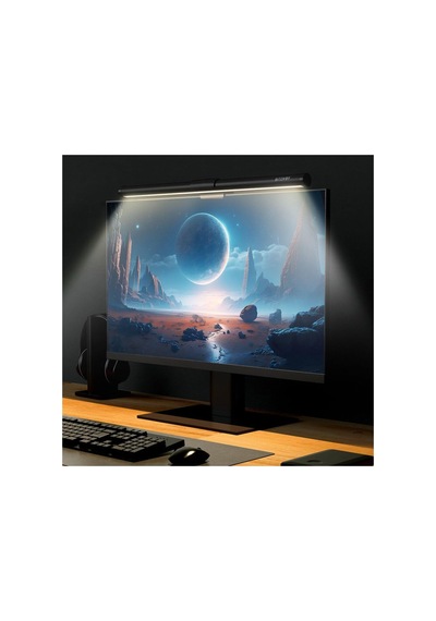 Blitzwolf Bw-cml2 Air Monitör Işık Çubuğu Dokunmatik Kontrol Göz Koruması Yanması 300-1000lux E-okuma Işığı Diğer