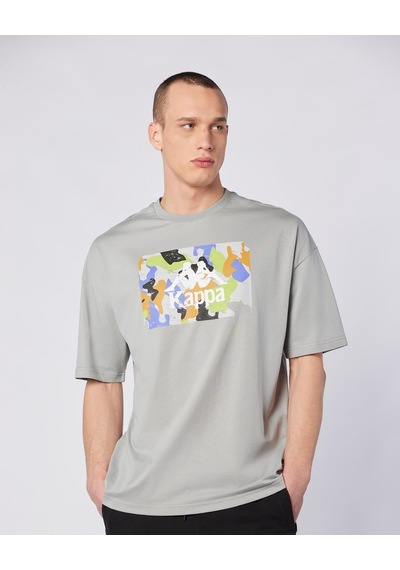 Kappa Tarsty Tee Erkek Gri Comfort Tişört