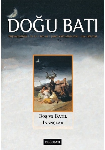 Doğu Batı Dergisi Sayı 84-boş Ve Batıl İnançlar