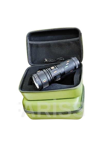 Small Sun Sm-t709 6000 Lümen Şarjlı Profesyonel Zoomlu El Feneri - Type-c Siyah