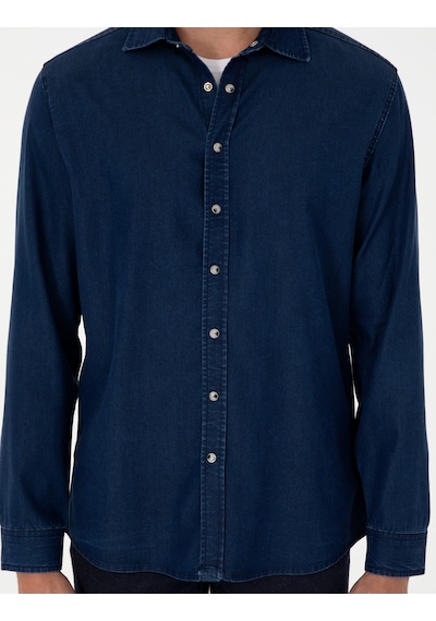 Pierre Cardin Erkek Lacivert Gömlek Jean 50292560-vr033 Lacivert Pierre Cardin Erkek Lacivert Gömlek Jean 50292560-vr033 Lacivert