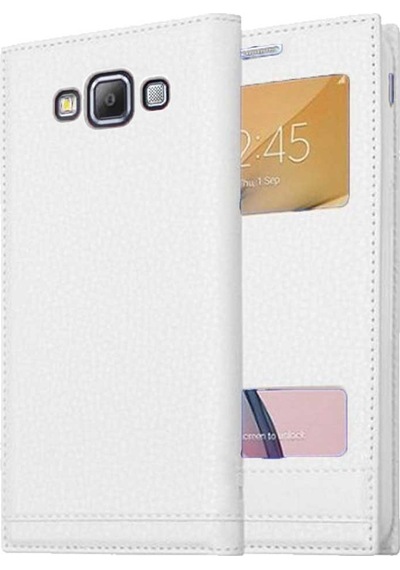 Samsung Galaxy E5 Uyumlu Pencereli Kapaklı Magnum Kılıf