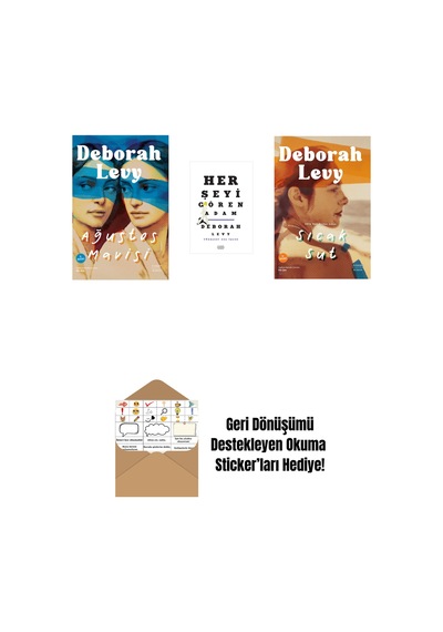 Ağustos Mavisi + Gayrimenkul + Eve Yüzerken + Okuma Sticker'ları