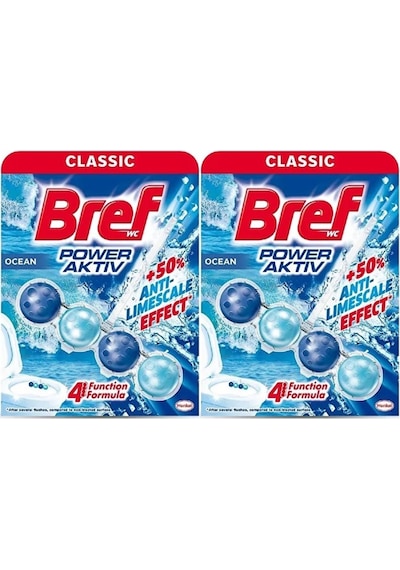 Bref Power Aktiv Klozet Bloğu Okyanus Kokulu 2 Li Set 2pk 1