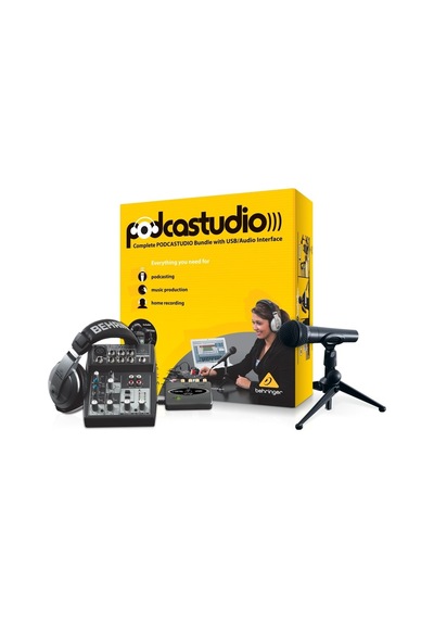 Behringer Usb / Ses Arabirimli Komple Podcastudıo Paketi