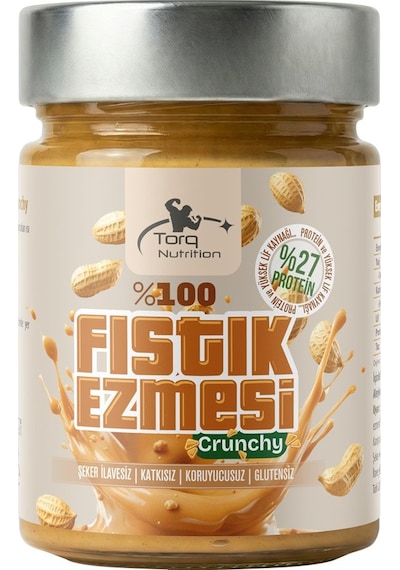 Torq Nutrition %100 Yer Fıstığı Ezmesi - Crunchy