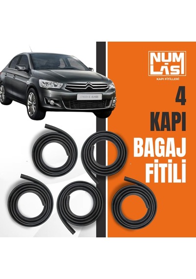 Citroen C-elysee 4 Kapı + Bagaj Fitili-a Kalite-numlas-nm3439