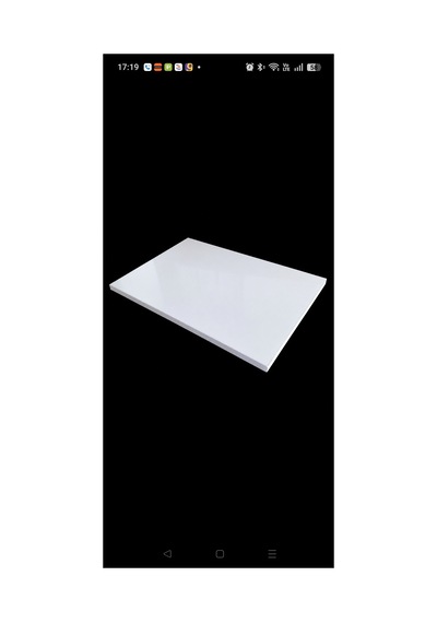 Dolap İçi Raf. Raf Ölçüsü.80x40 Ebadında Sunta Lam Parlak Beyaz 18mm.0.80 Pvc Kenar Bantlı Mobilya Dolap Rafları Çivili Raf Pimi Gönderilmektedir. Beyaz - 913195562 Beyaz