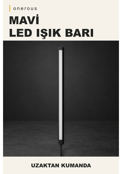 Onerous Mavi Led Işık, Uzaktan Kumandalı Onr-775928805