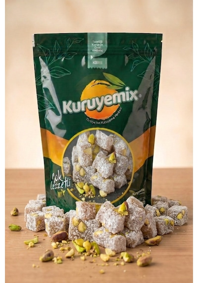 Geleneksel Çifte Kavrulmuş Antep Fıstıklı Lokum - Eşsiz Aromasıyla Sofraların Yıldızı 250g
