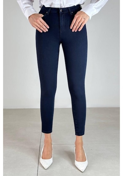 Lacarino 7277-34 Mıra Kadın Jean Pantolon Navy Blue