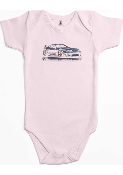 Zepplin Giyim Toyota Supra Mk4 Sarı Bebek Body Zıbın