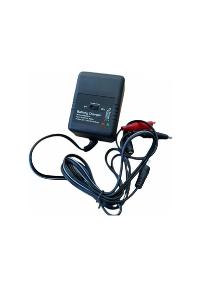Tr 6v / 12v Kademeli Akü Şarj Cihazı Adaptör 6v/12v Led Şarj Durum Göstergeli Otomatik Şarj Kesme