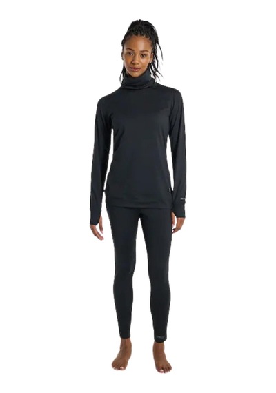 Burton Burton Midweight Long Neck Kadın Siyah Içlik Üst 002 Siyah