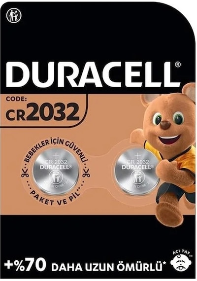 Duracell Cr2032 Lityum Düğme Pil 2li Paket