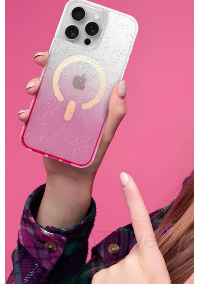 Apple iPhone 16 Pro Max Uyumlu Pummel Shiny Magsafe Kapak
