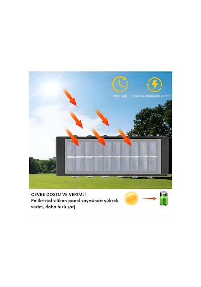 Shopytech 12 Led Güneş Enerjili Çift Yönlü Duvar Lambası Ip65 Otomatik Gece Aydınlatma Kablolamasız Çok Renkli