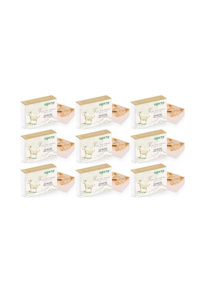 Agarta El Yapımı Doğal Sabun 150gr Keçi Sütü 9 Lu Set