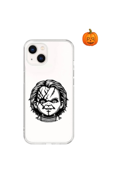 Dali Design Apple Uyumlu iPhone 14 Şeffaf Kılıf Horror 4 Tasarımlı