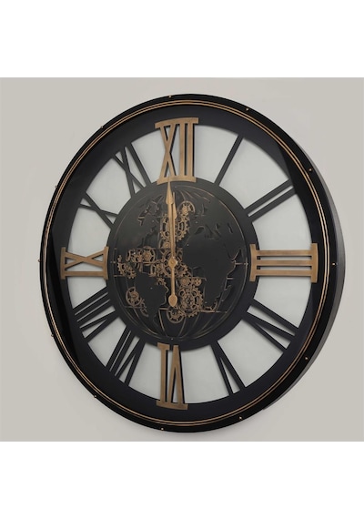 Vitale Metal Çarklı Duvar Saati 120 120 8 Cm Renkli