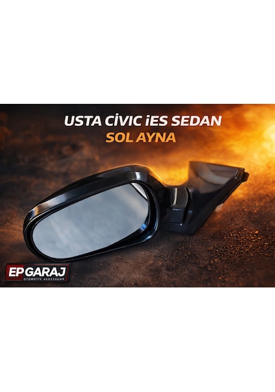 Honda Civic İes 1996-2001 Model Sedan Uyumlu Sol Ayna