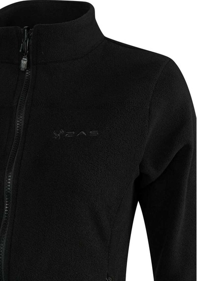 2as Cara Kadın Tam Fermuarlı İnce Polar Sweatshırt Lila
