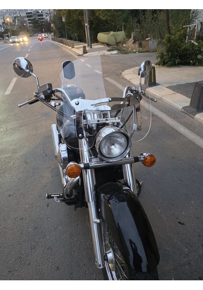 Motocam Honda Shadow 750 Ön Cam 1999-2010 Model 45cm Şeffaf Renkli 4mm Aparatsız