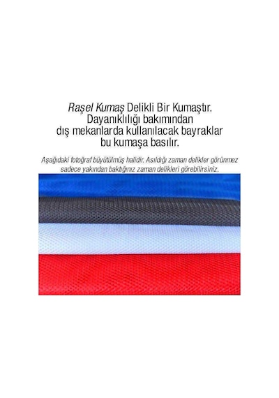 70x105cm Alpaka Kumaş Türk Bayrağı Ve 100x150cm Raşel Kumaş Beyaz Kayı Boyu Iyı Sancak 2 Bayrak Set 1