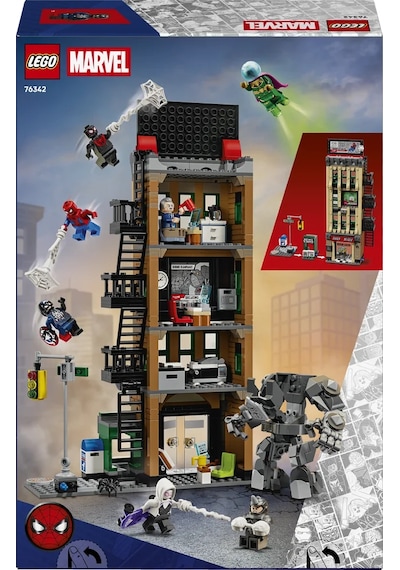 LEGO® ǀ Marvel Örümcek Adam Mysterio'ya Karşı: Daily Bugle 76342 - 10 Yaş ve Üzeri Çocuklar için Oyuncak Yapım Seti (781 Parça)