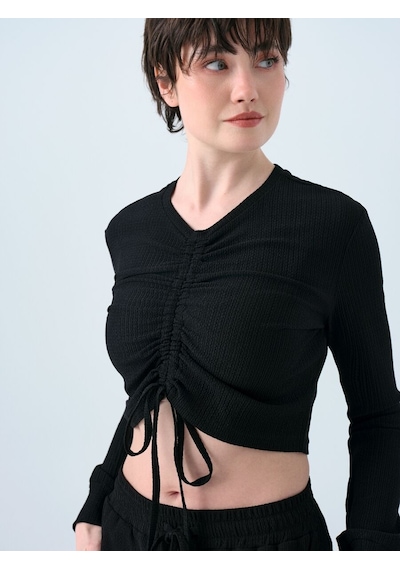 LOFT Straight Fit Kadın Eşofman Altı Siyah