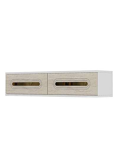 Tda1220btg Rany Duvara Montaj Tv Sehpası Beyaz-traverten-gold 120cm