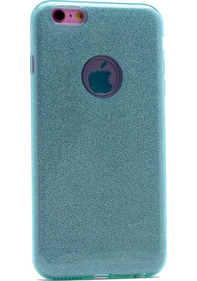Apple Uyumlu iPhone 7 Plus Kılıf Zore Shining Silikon Gümüş