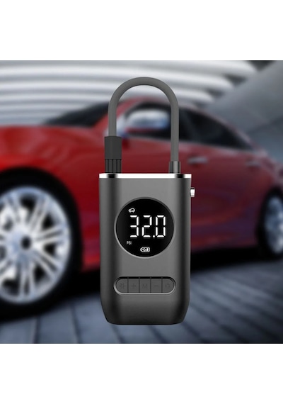 Dijital Kablosuz 4modlu Usb 2 2000mah Göstergeli Oto Lastik Hava Pompası Kompresörü