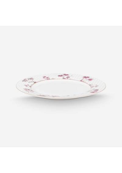 Beyaz Porselen Yemek Tabağı 26,5 Cm