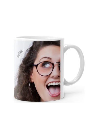 Kişiye Özel Face Mug Beyaz Kupa Bardak - 4