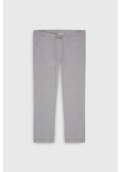 Ac&Co / Altınyıldız Classics Slim Fit Dar Kesim Beli Bağlamalı Yan Cepli Erkek Pantolon - Gri