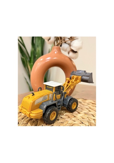 İş Makinesi Metal Uçlu Kepçe Buldozer Çocuk Mühendisliği Kırılmaz Oyuncak