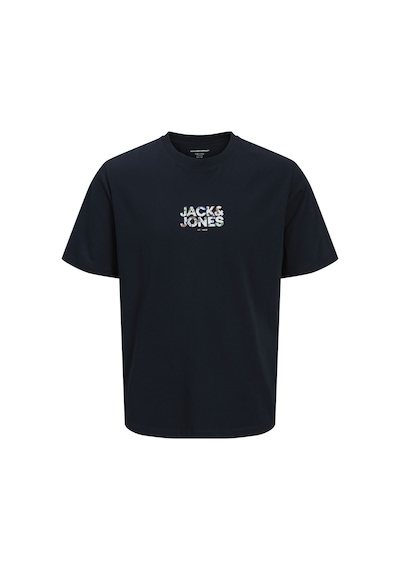 Jack & Jones Erkek Bisiklet Yaka Gögüs Baskili Tisört - New Plas - 12310180 Lacivert Jack & Jones Erkek Bisiklet Yaka Gögüs Baskili Tisört - New Plas - 12310180 Lacivert