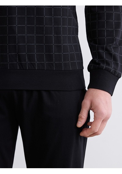 Lc Waikiki Lc Waıkıkı Siyah Standart Kalıp Erkek Pijama Takım