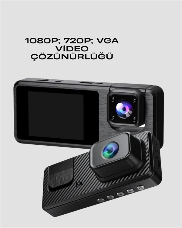 1080p 3 Kameralı Araç Dvr -q301