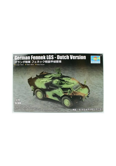 1/72 Alman Fennek Lgs 8dutch Tipi Hafif Zırhlı Araç Maketi, Trumpeter 07401