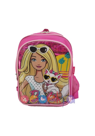 Hakan Çanta Kedili Barbie Okul Çantası Kedili Pembe Sırt