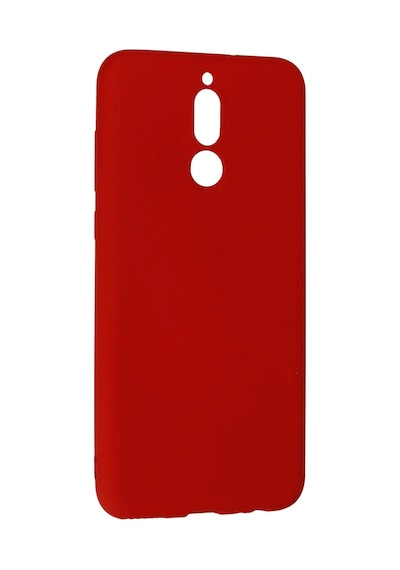 Newface - 87 - Huawei Mate 10 Lite Kılıf Nano İçi Kadife Silikon - Csmo-tex - - Kırmızı