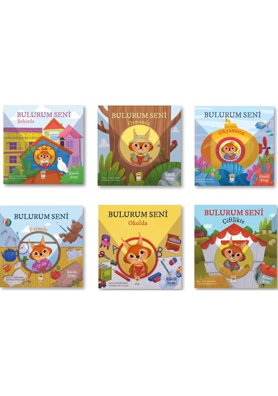 Bulurum Seni Seti 6kitap / Okyanusta + Çiftlikte + Evimde + Ormanda + Şehirde + Okulda