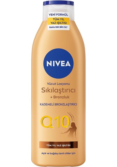 Tr Q10 Sıkılaştırıcı Ve Bronzlaştırıcı Vücut Losyonu 250ml, Kademeli Doğal Bronzluk, 7 Günde Sıkı Cilt, A