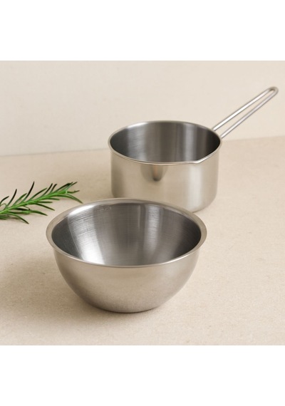 Paslanmaz Çelik 2'li Sosluk Ve Sütlük Seti 14cm & 17cm 6434274