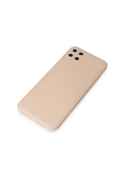 Gld-spt- Newface Realme C11 Kılıf Nano İçi Kadife Silikon - Pudra