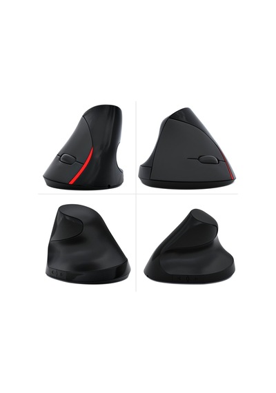 Ergonomik Sessiz Kablosuz Mouse 2.4g Bağlantı 1600 Dpı Siyah Çok Renkli Diğer
